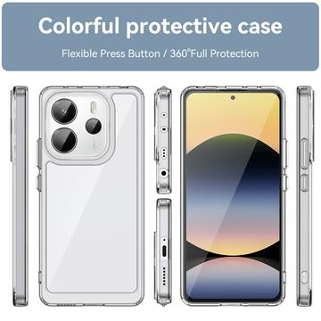 Xiaomi Redmi Note 14 4G Anti-Shock Hybrid Cover - Gennemsigtig