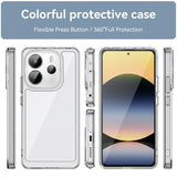 Xiaomi Redmi Note 14 4G Anti-Shock Hybrid Cover - Gennemsigtig