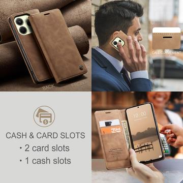 Xiaomi Redmi Note 14 4G Caseme 013 Series Pung - Brun