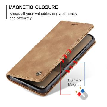 Xiaomi Redmi Note 14 4G Caseme 013 Series Pung - Brun