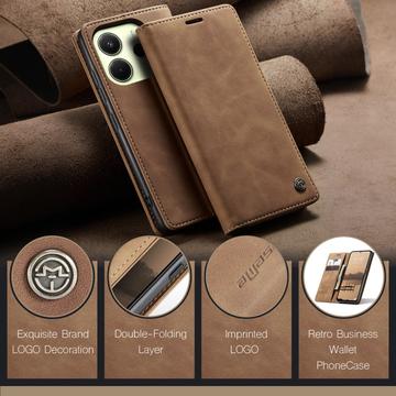 Xiaomi Redmi Note 14 4G Caseme 013 Series Pung - Brun