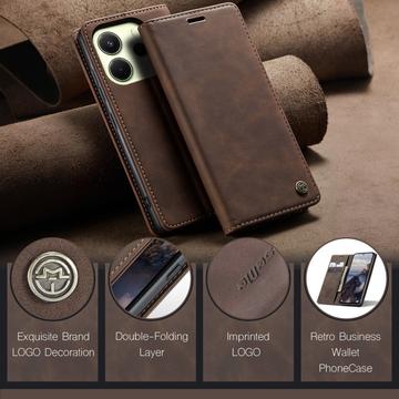 Xiaomi Redmi Note 14 4G Caseme 013 Series Pung - Kaffe