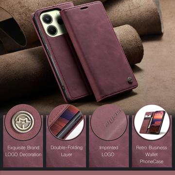 Xiaomi Redmi Note 14 4G Caseme 013 Series Pung - Vinrød