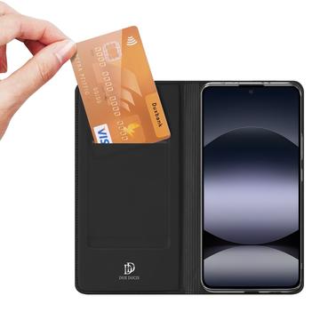 Xiaomi Redmi Note 14 4G Dux Ducis Skin Pro Flip Cover - Sort