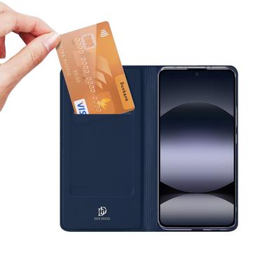 Xiaomi Redmi Note 14 4G Dux Ducis Skin Pro Flip Cover - Blå