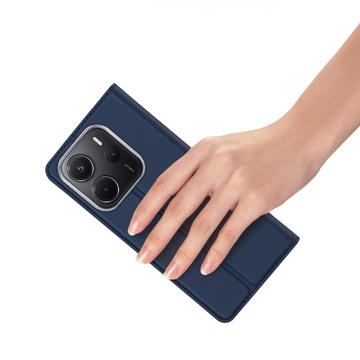 Xiaomi Redmi Note 14 4G Dux Ducis Skin Pro Flip Cover - Blå