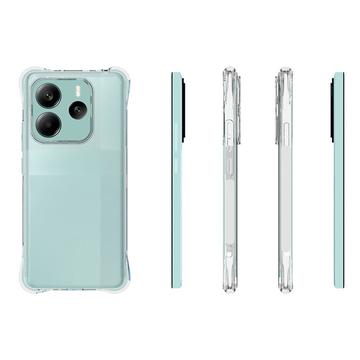 Xiaomi Redmi Note 14 5G Stødsikkert TPU Cover - Gennemsigtig