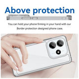 Xiaomi Redmi Note 14 Anti-Shock Hybrid Cover - Gennemsigtig