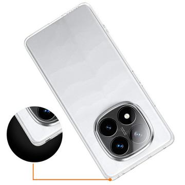 Xiaomi Redmi Note 14 Pro 4G Skridsikkert TPU Cover - Gennemsigtig