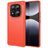 Xiaomi Redmi Note 14 Pro 4G Børstet TPU Cover - Karbonfiber - Rød