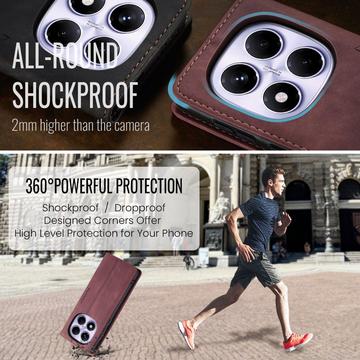 Xiaomi Redmi Note 14 Pro 4G Caseme 013 Series Pung - Vinrød
