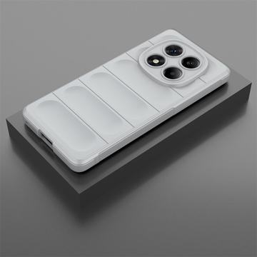 Xiaomi Redmi Note 14 Pro 4G Rugged TPU Cover - Lysegrå