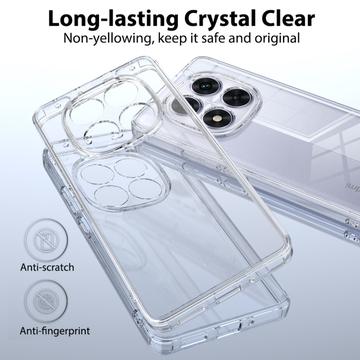 Xiaomi Redmi Note 14 Pro 4G Ridsefast Hybrid Cover - Gennemsigtig