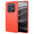 Xiaomi Redmi Note 14 Pro 5G/Poco X7 Børstet TPU Cover - Karbonfiber - Rød