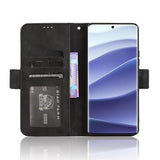Xiaomi Redmi Note 14 Pro 5G/14 Pro+ 5G/Poco X7 Kortholder Pung Etui - Sort
