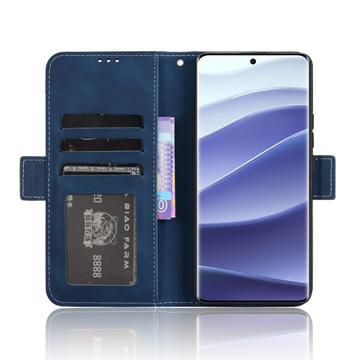 Xiaomi Redmi Note 14 Pro 5G/14 Pro+ 5G/Poco X7 Kortholder Pung Etui - Blå