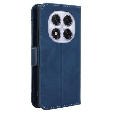 Xiaomi Redmi Note 14 Pro 5G/14 Pro+ 5G/Poco X7 Kortholder Pung Etui - Blå
