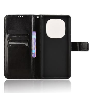 Xiaomi Redmi Note 14 Pro 5G/14 Pro+ 5G/Poco X7 Pung med Magnetisk Lukning - sort