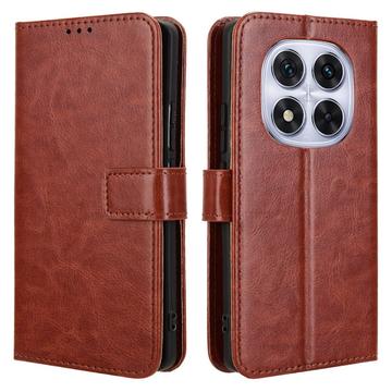Xiaomi Redmi Note 14 Pro 5G/14 Pro+ 5G/Poco X7 Pung med Magnetisk Lukning - brun