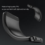 Xiaomi Redmi Note 14 Pro+ 5G Børstet TPU Cover - Karbonfiber - Sort
