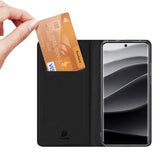 Xiaomi Redmi Note 14 Pro+ 5G Dux Ducis Skin Pro Flip Cover - Sort