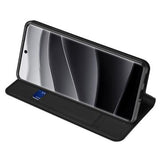 Xiaomi Redmi Note 14 Pro+ 5G Dux Ducis Skin Pro Flip Cover - Sort
