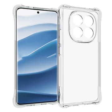 Xiaomi Redmi Note 14 Pro+ 5G Stødtæt TPU Cover - Gennemsigtig