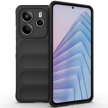 Xiaomi Redmi Note 14 5G Rugged TPU Cover - Sort