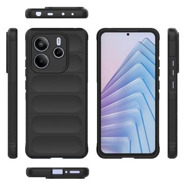 Xiaomi Redmi Note 14 5G Rugged TPU Cover - Sort