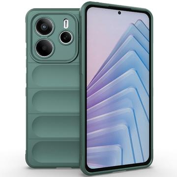 Xiaomi Redmi Note 14 5G Rugged TPU Cover - Grøn