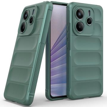 Xiaomi Redmi Note 14 5G Rugged TPU Cover - Grøn