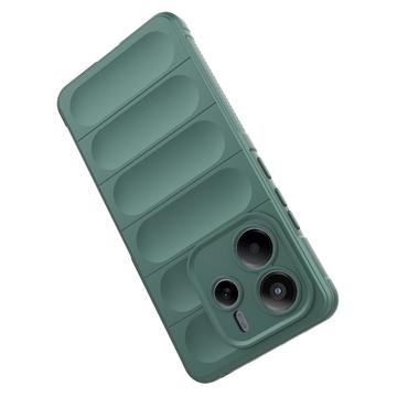 Xiaomi Redmi Note 14 5G Rugged TPU Cover - Grøn