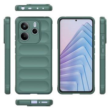 Xiaomi Redmi Note 14 5G Rugged TPU Cover - Grøn