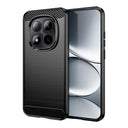 Xiaomi Redmi Note 15 Pro 5G Børstet TPU Cover - Karbonfiber - Sort