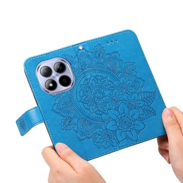 Xiaomi Redmi Note 15 Pro 5G Mandala Series Etui med Pung - Blå