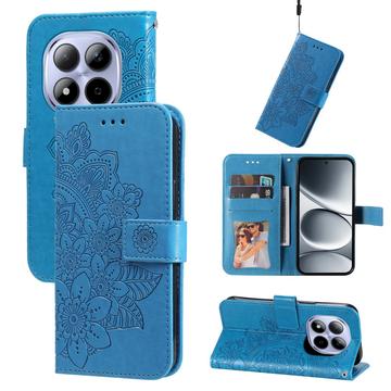 Xiaomi Redmi Note 15 Pro 5G Mandala Series Etui med Pung - Blå