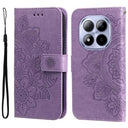 Xiaomi Redmi Note 15 Pro 5G Mandala Series Etui med Pung - Lilla