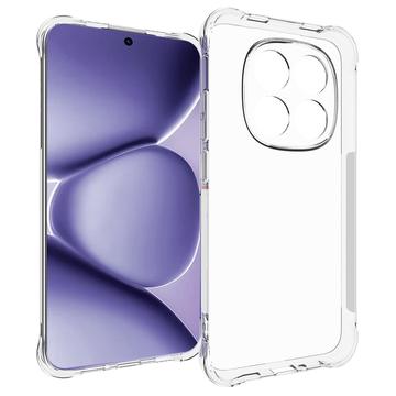 Xiaomi Redmi Note 15 Pro 5G Stødsikkert Silikone Cover - Gennemsigtig