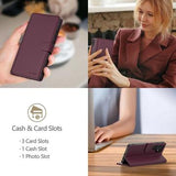 Xiaomi Redmi Note 15 Pro 5G Tech-Protect Pung Cover med Magnet og Stativ - Morbær