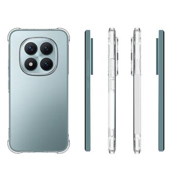 Xiaomi Redmi Note 15 Pro+ 5G/Xiaomi Poco M8 Pro Stødsikkert Silikone Cover - Gennemsigtig