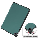 Xiaomi Redmi Pad 2 9.7 Tri-Fold Series Smart Folio-etui - Sortgrøn