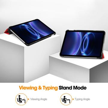 Xiaomi Redmi Pad 2 9.7 Tri-Fold Series Smart Folio-etui - rød