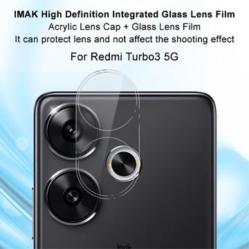 Xiaomi Redmi Turbo 3/Poco F6 Imak 2-i-1 HD Kamera Linse Hærdet Glas