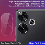 Xiaomi Redmi Turbo 3/Poco F6 Imak 2-i-1 HD Kamera Linse Hærdet Glas