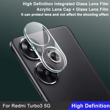 Xiaomi Redmi Turbo 3/Poco F6 Imak 2-i-1 HD Kamera Linse Hærdet Glas