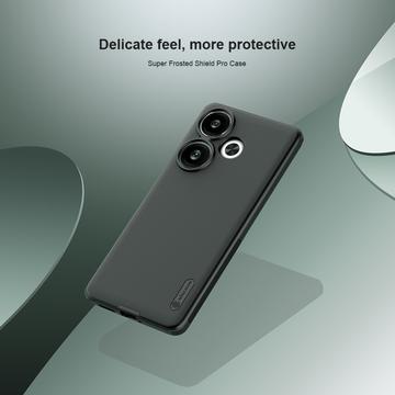 Xiaomi Redmi Turbo 3/Poco F6 Nillkin Super Frosted Shield Pro Hybrid Cover - Sort