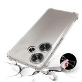 Xiaomi Redmi Turbo 3/Poco F6 Stødsikkert TPU Cover - Gennemsigtig