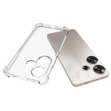 Xiaomi Redmi Turbo 3/Poco F6 Stødsikkert TPU Cover - Gennemsigtig