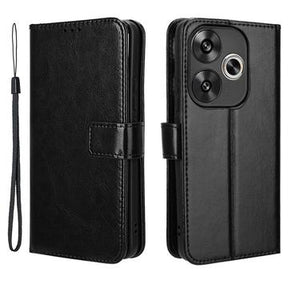 Xiaomi Redmi Turbo 3/Poco F6 Pung Taske med Magnetisk Lukning - Sort