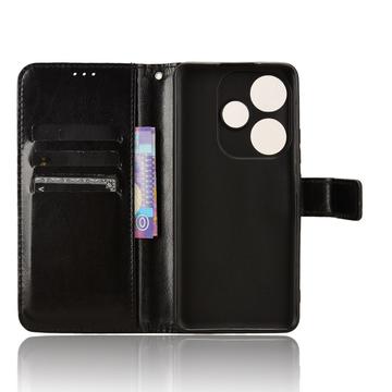 Xiaomi Redmi Turbo 3/Poco F6 Pung Taske med Magnetisk Lukning - Sort